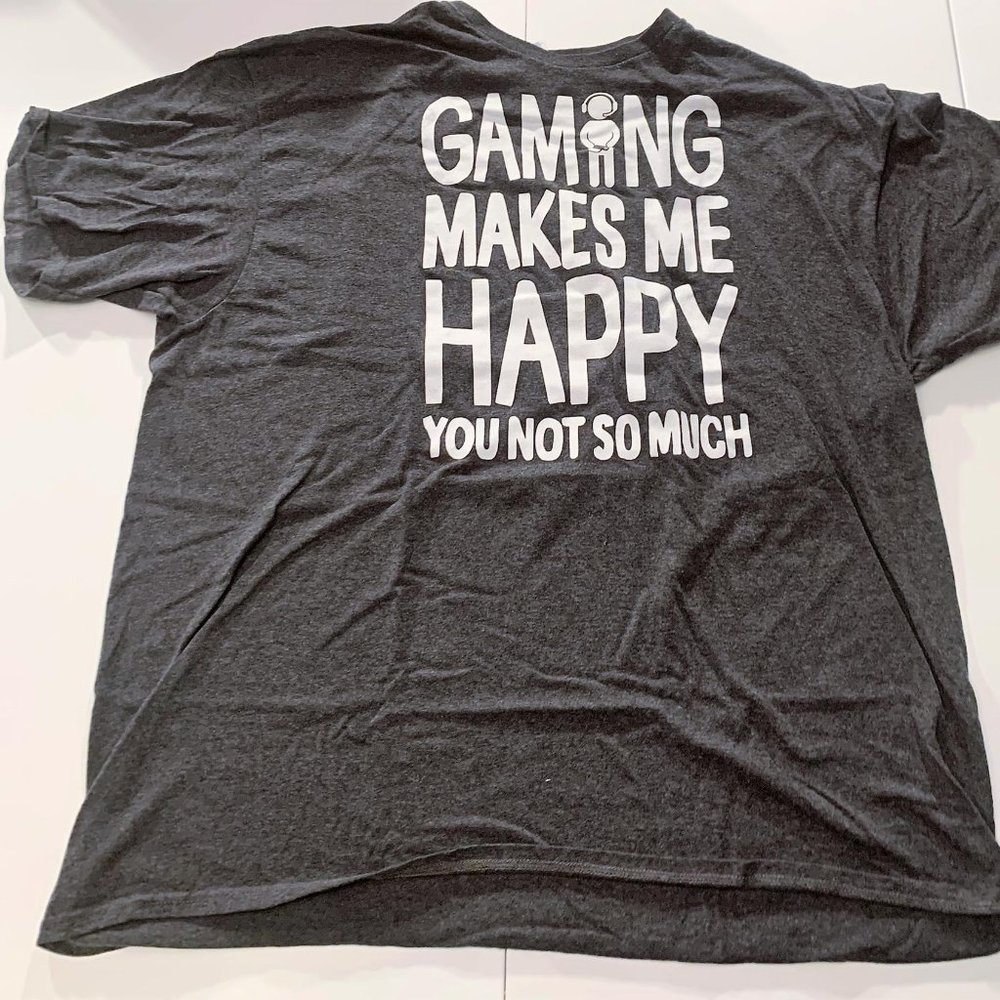 Video Game - Gaming Makes Me Happy T-Shirt Size 2XL